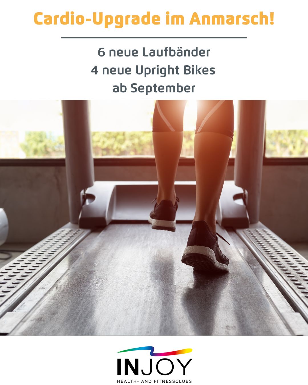 🚨 CARDIO-UPGRADE IM SEPTEMBER 🚨